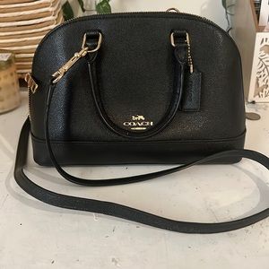 Black Coach Crossbody Purse